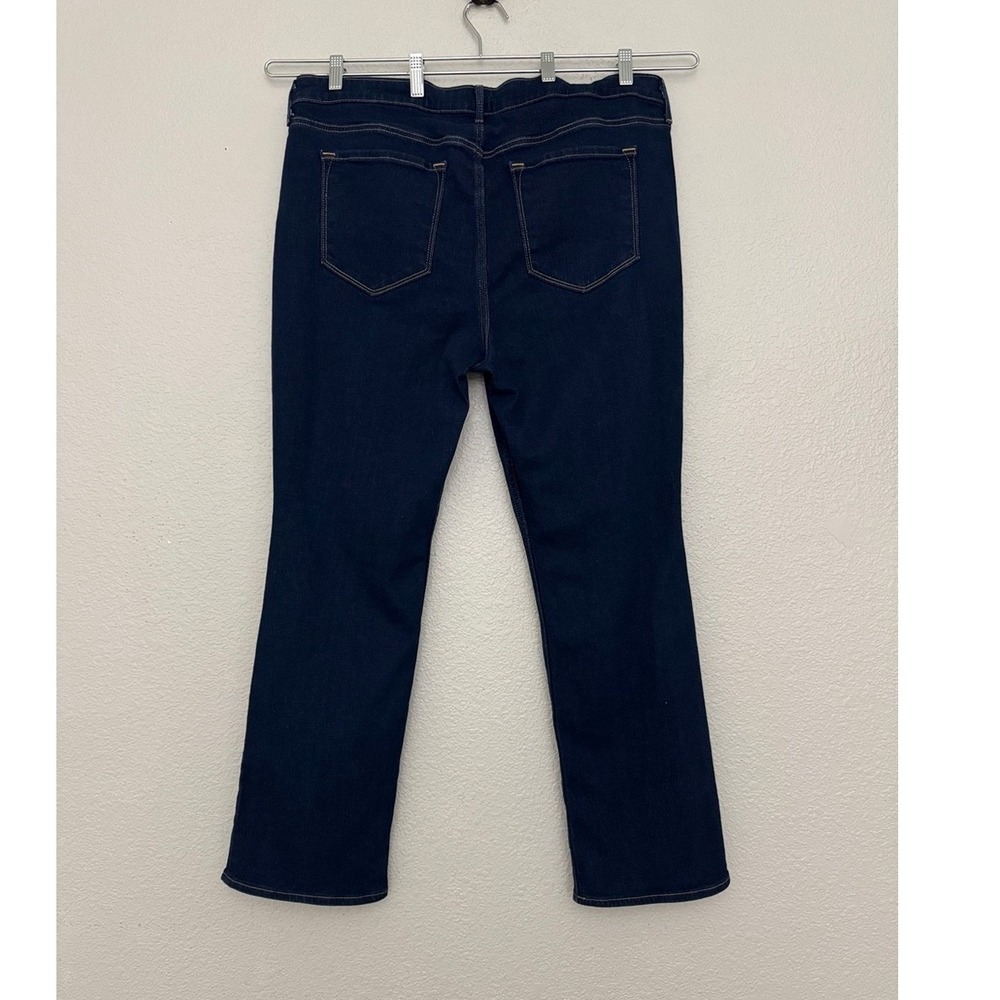 Old Navy Wow Boot-Cut Mid Rise Dark Wash Denim Jeans Size 18 - Picture 5 of 10
